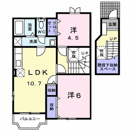 ニューガーデンハイムＣの物件間取画像